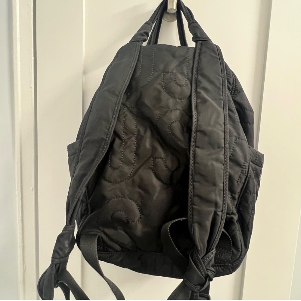 Marc by Marc Jacobs Black Quilted Nylon Backpack - Picture 6 of 6